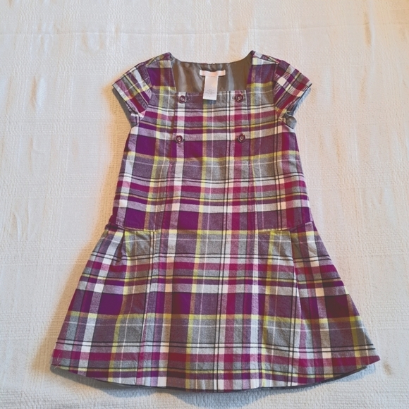 Janie and Jack plaid size 4 dress from Halloween line 2011 - Picture 1 of 5